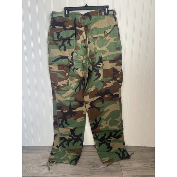 US Army Combat Pants Men Med-Long Woodland Camouflage 8415-01-390-8946 - Picture 4 of 7
